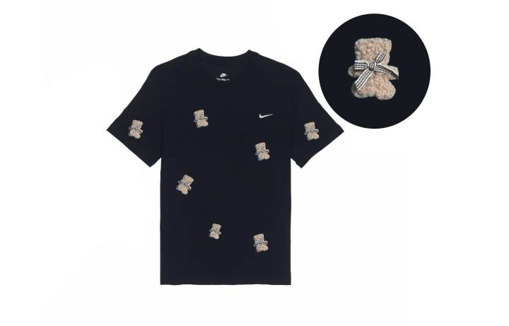 Nike Nike Sportswear T Shirts Men's Black Crew Neck Straight Fit