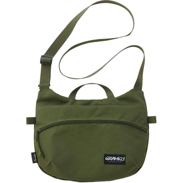 Gramicci Approx. 3.8L Shoulder Bag, Crossbody Bag Polyester Army Green/Camouflage Unisex
