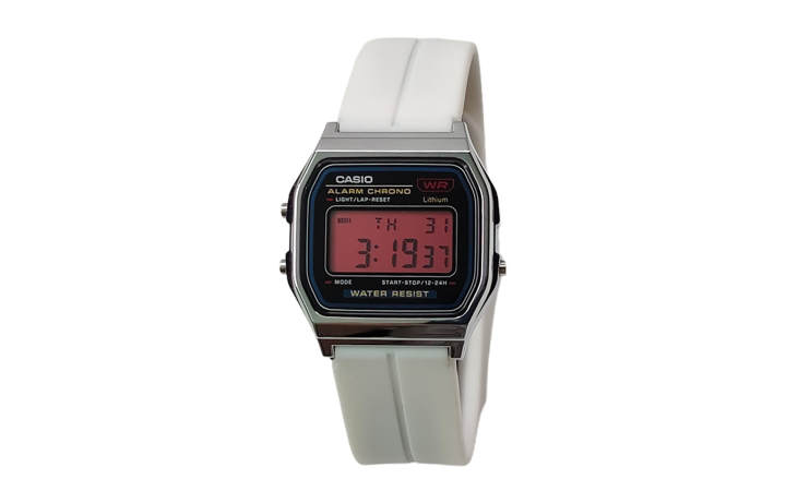 CASIO CASIO Custom Collection Quartz Movement Silicone Strap Watch Unisex Black Dial