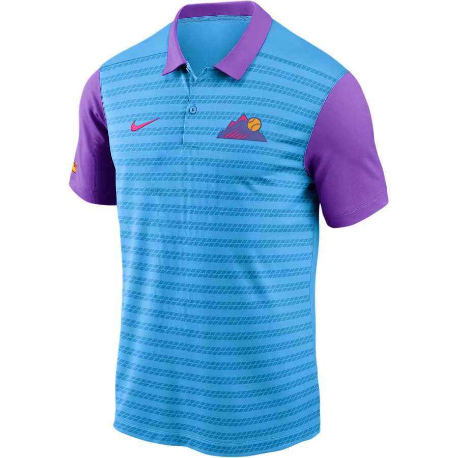 Nike Nike Colorado Rockies Authentic Collection City Connect Victory Men's Nike Dri FIT Mlb Polo