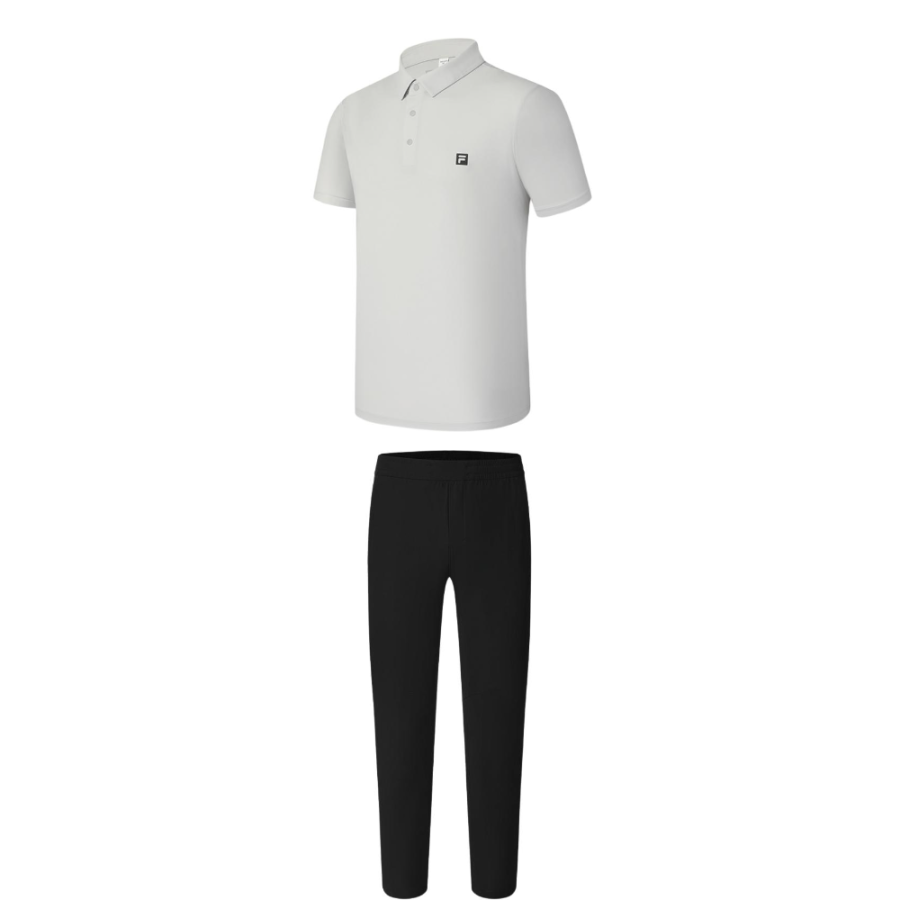 FILA Casual Sportswear Men's Lapel Moderate