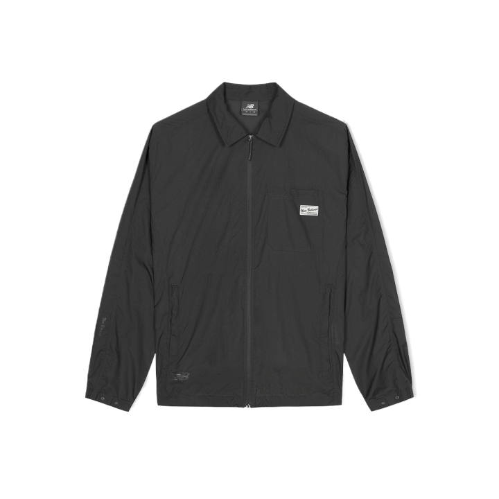 New Balance New Balance Jackets Unisex Dark Blue Lapel Moderate Soft Shell