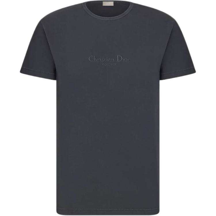 DIOR DIOR T Shirts Men's Black Crew Neck