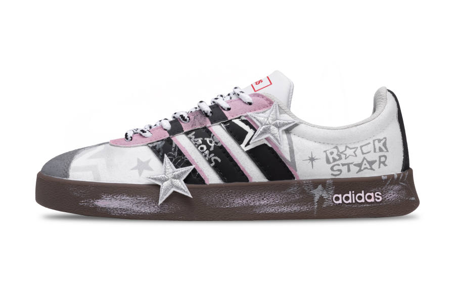Adidas Adidas VL COURT 2.0 Tomorrow's Star Cushioning Abrasion Resistant Cushioning, Wear Resistant Low top Skateboard Shoes