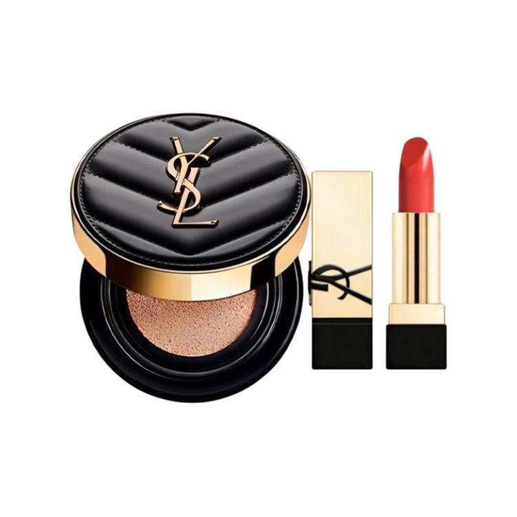 SAINT LAURENT SAINT LAURENT Air Cushion Lipstick Makeup Sample Sets Easy to Blend Complexion Concealing