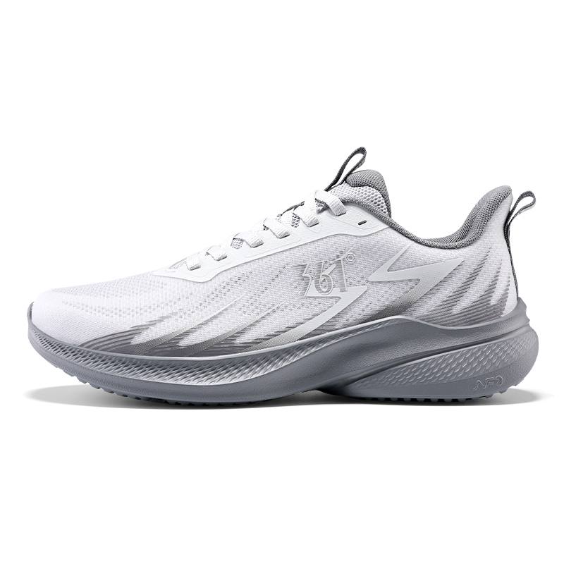 361° Abrasion Resistant Breathable Low top City Commuting Running Shoes Men's Gray