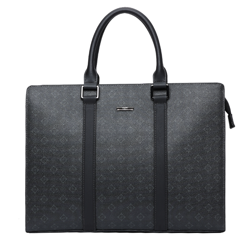 SEPTWOLVES SEPTWOLVES PVC Handbag Regular Men's Black