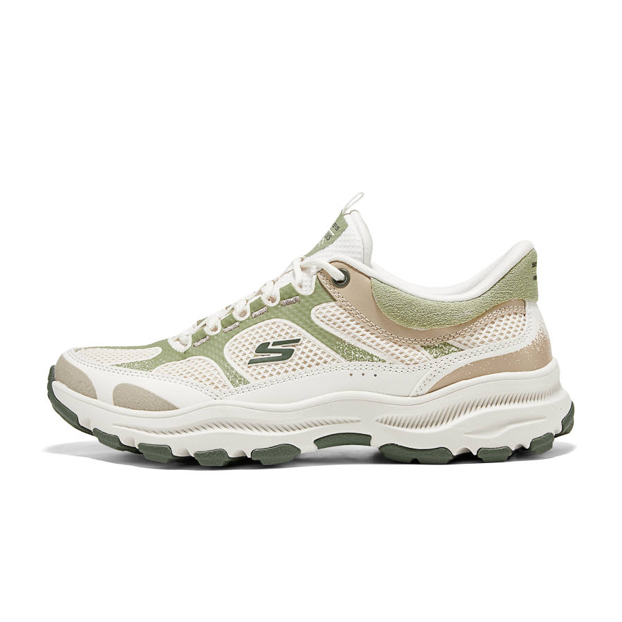 Skechers Abrasion Resistant Low top Hiking Shoes Women's White Green