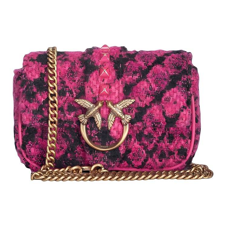PINKO With Polyester Bird Bag Crossbody Shoulder Bag Regular Women's Fuchsia