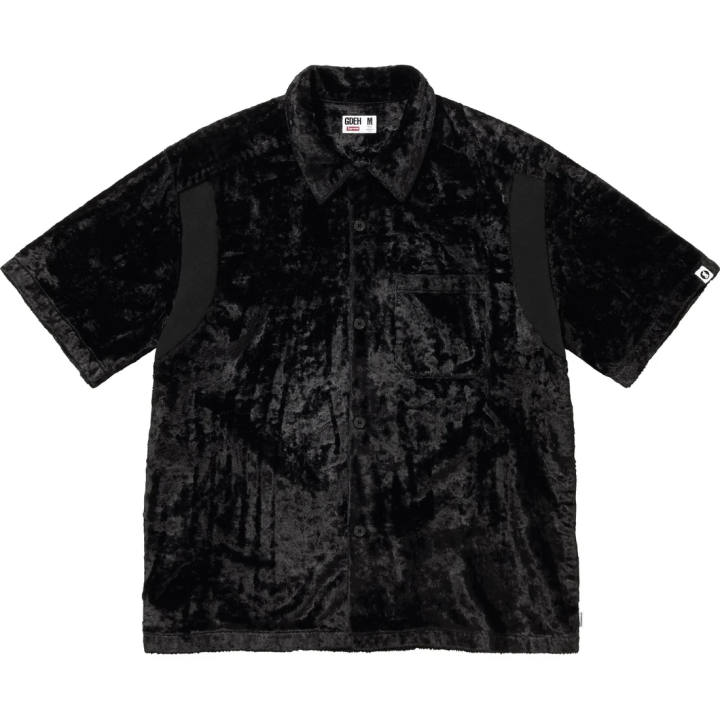 Supreme Supreme X Goodenough Crushed Rayon Pile Short Sleeve Shirt