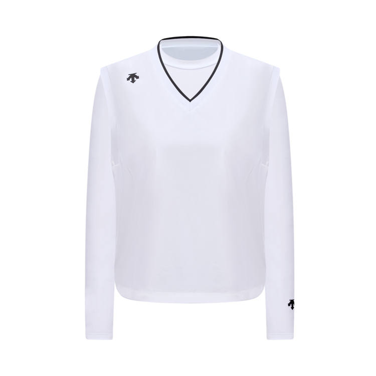 DESCENTE PRO Polo Shirt Women's 2 Piece Set