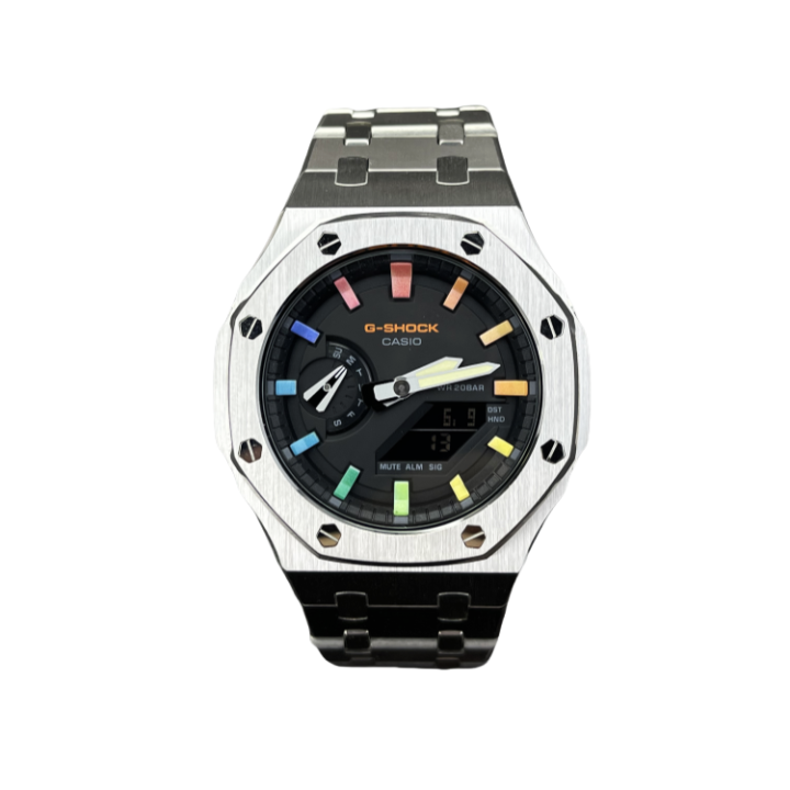 CASIO CASIO Custom Collection GA2100 Collection Quartz Movement Watch Unisex Black Dial