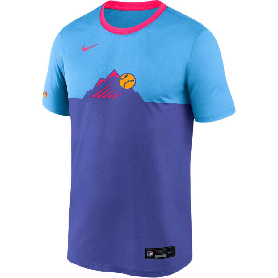 Nike Nike Colorado Rockies Authentic Collection City Connect Velocity Men's Nike Dri FIT Mlb T Shirt