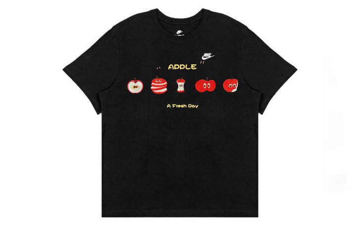 Nike Nike T Shirts Unisex Black Crew Neck Moderate Straight Fit