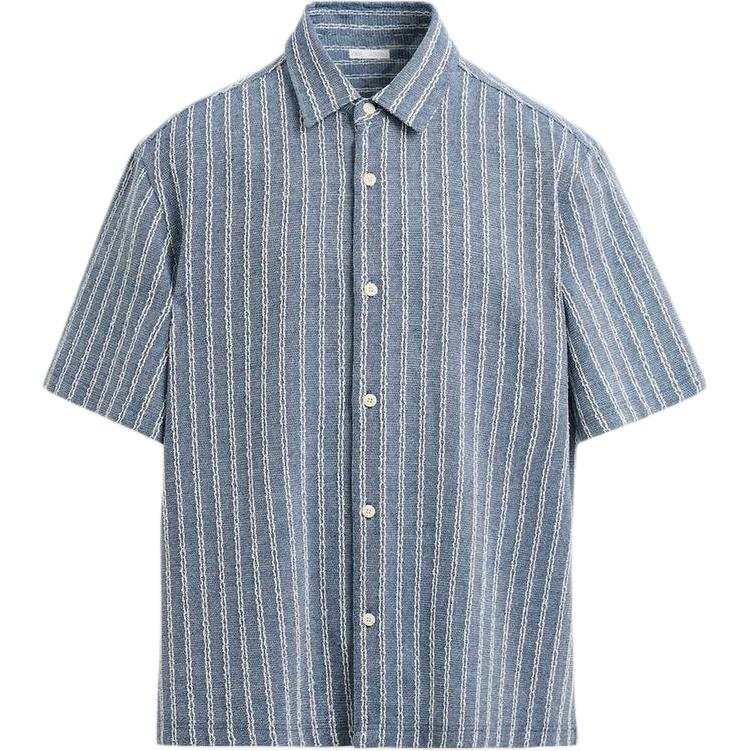 ZARA ZARA Shirts Men's Light Blue Lapel Moderate