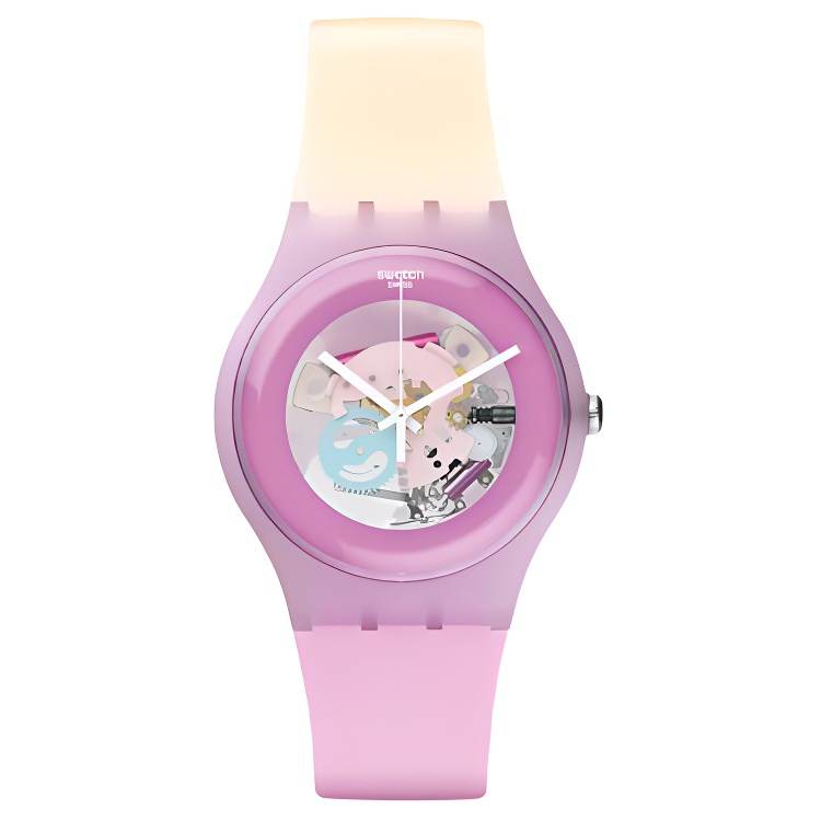 SWATCH Women's 41mm Skeleton Watch Suop101