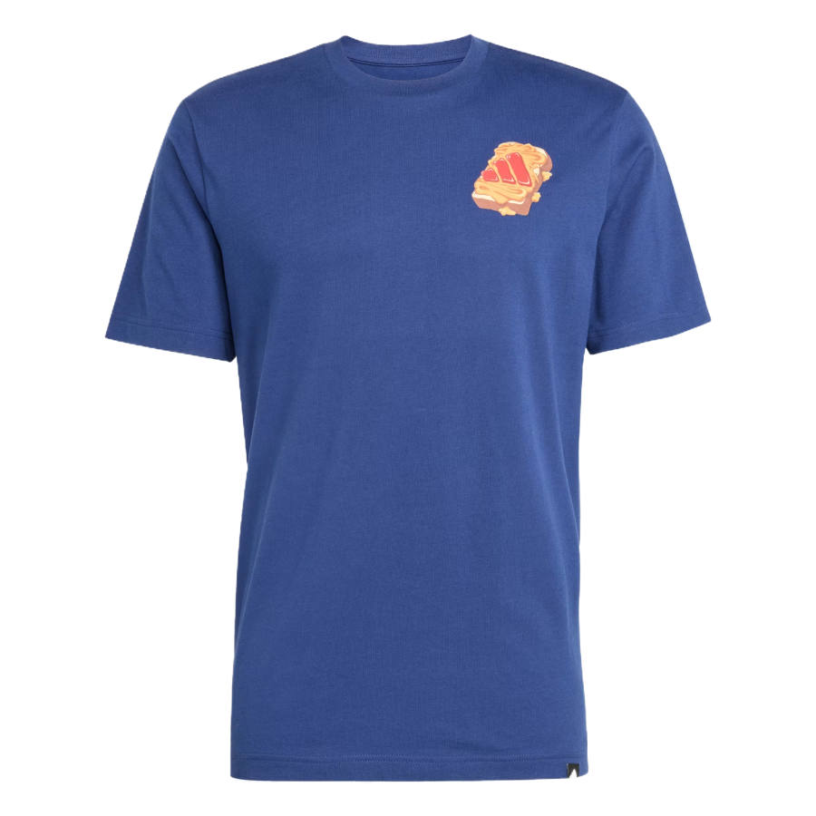 Adidas Adidas T Shirts Men's Dark Blue Crew Neck Moderate