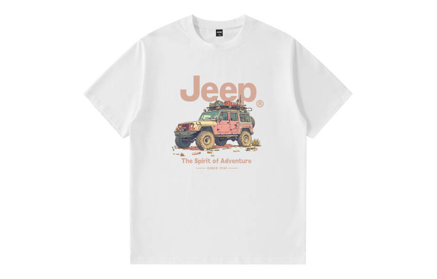 Jeep T Shirts Unisex Crew Neck Moderate