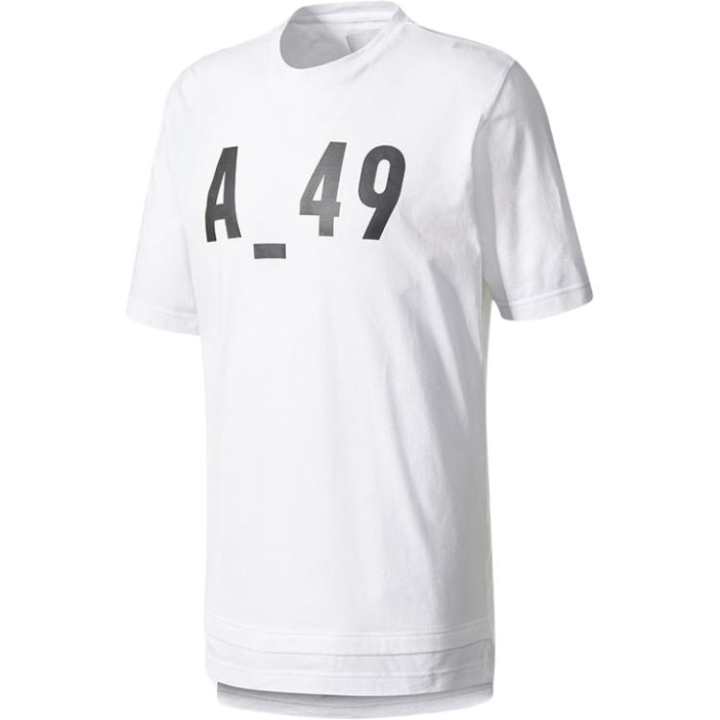 Adidas Adidas T Shirts Men's White Crew Neck Thin