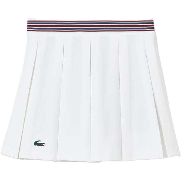 LACOSTE Casual Short Skirts Women's White