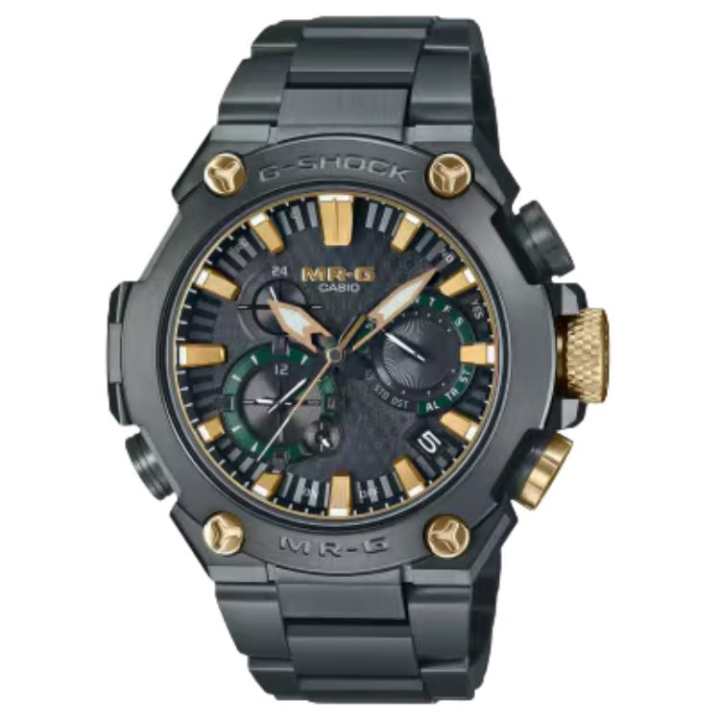 CASIO CASIO MRG B2000 Collection 200m Waterproof Solar Quartz Movement Titanium Strap Watch Men's Watches