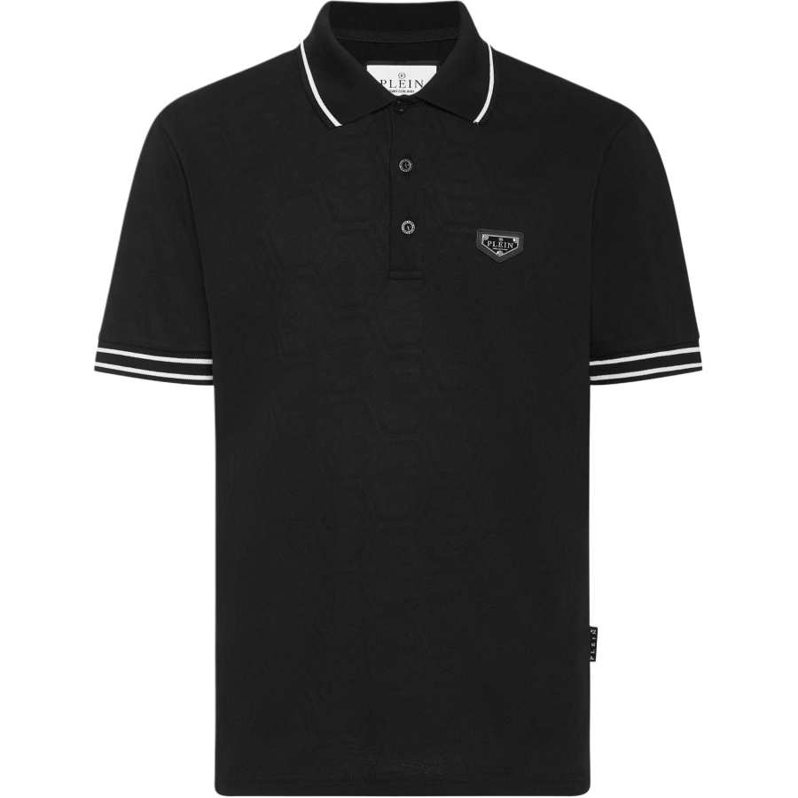 Philipp Plein logo-plaque polo shirt
