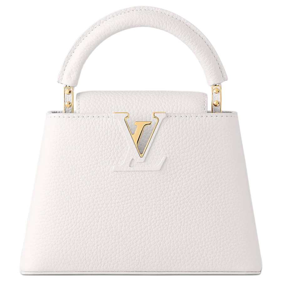 LOUIS VUITTON Capucines Taurillon Leather Tote Bag, Shopping Bag, Shoulder Bag, Crossbody Bag, Handbag Mini Women's