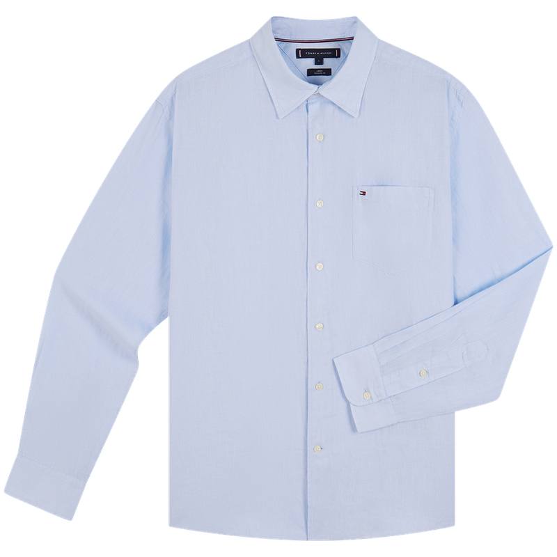 Tommy Hilfiger Shirts Men's Blue C1O Lapel Moderate
