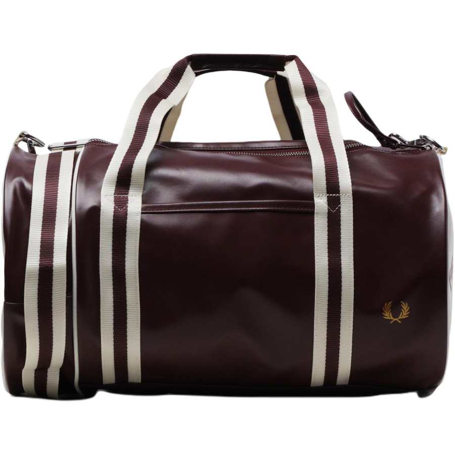 FRED PERRY FRED PERRY 23L Polyester Travel Bag Men's Burgundy