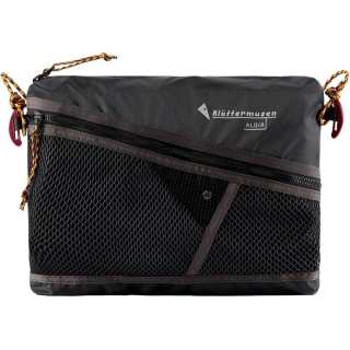 Klattermusen No Capacity Crossbody Bag Outdoor Bag Recycled Nylon Raven Black Unisex