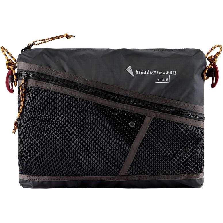 Klattermusen No Capacity Crossbody Bag Outdoor Bag Recycled Nylon Raven Black Unisex