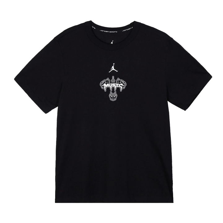 Jordan Jordan Jumpman T Shirts Unisex Black Crew Neck Moderate Straight Fit