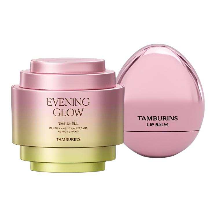 TAMBURINS Shell Egg Shaped Sunset Afterglow Skincare Sets Soothing Moisturizing 15ml+5g