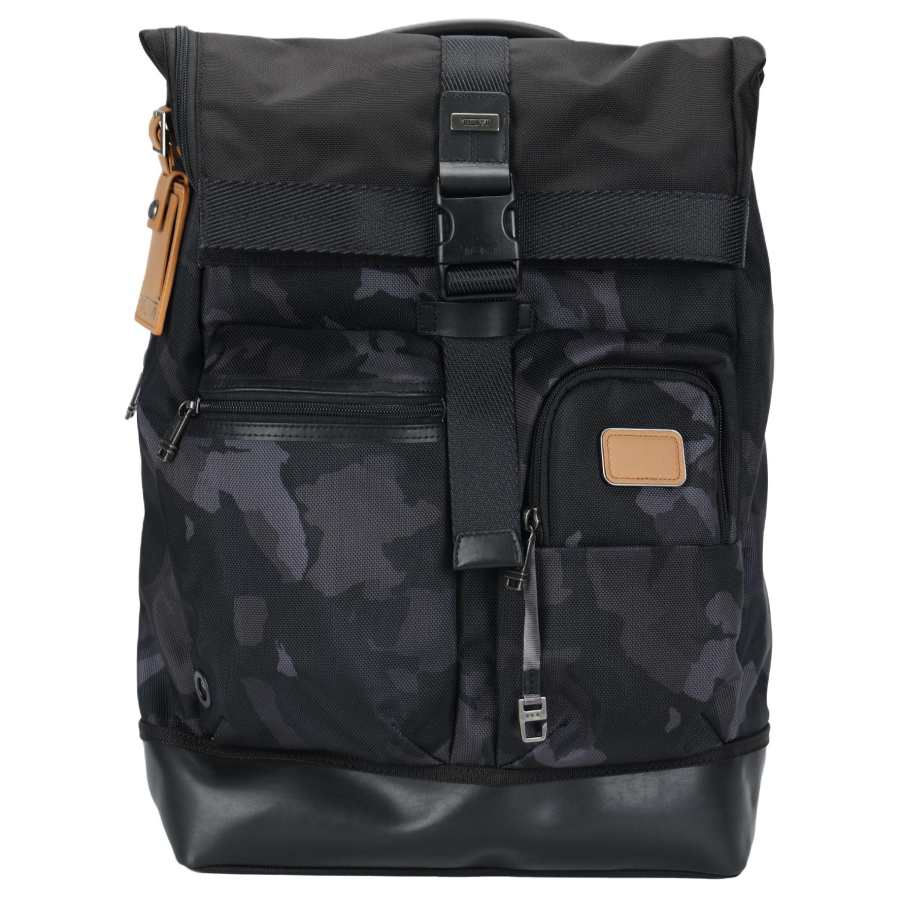 TUMI TUMI Nylon Backpack Unisex Camouflage Gray