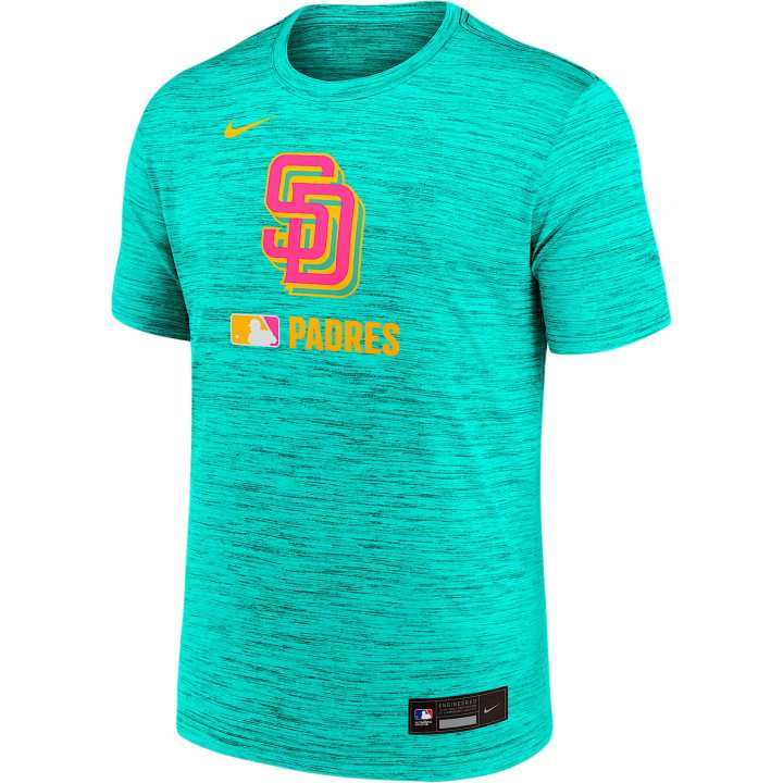Nike Nike San Diego Padres Authentic Collection City Connect Velocity Men's Nike Dri FIT Mlb T Shirt