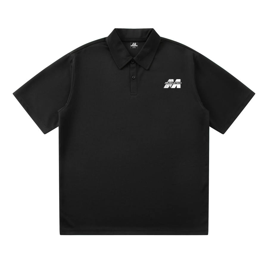 MUSCLETECH MUSCLETECH Polo Shirts Unisex Lapel Thin Straight Fit