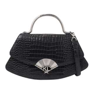 KARL LAGERFELD / Karl Lagerfeld Jeans Cow Leather Handbag Medium Women's Black