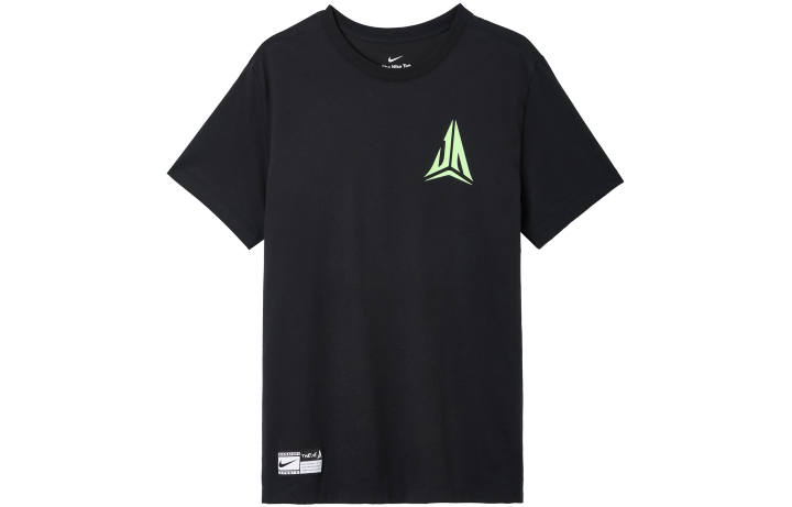Nike Nike T Shirts Men's Black Crew Neck Moderate Straight Fit