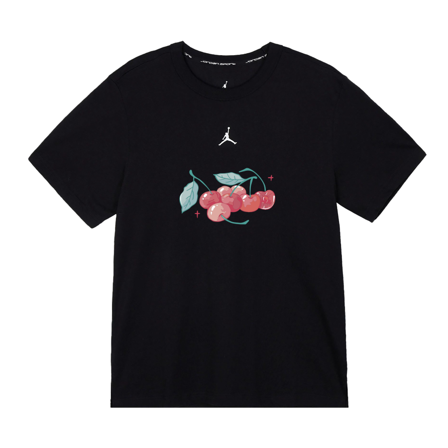 Jordan Jordan T Shirts Unisex Black Crew Neck Moderate Straight Fit