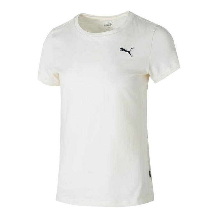 PUMA Set in Sleeve T Shirt Women's White