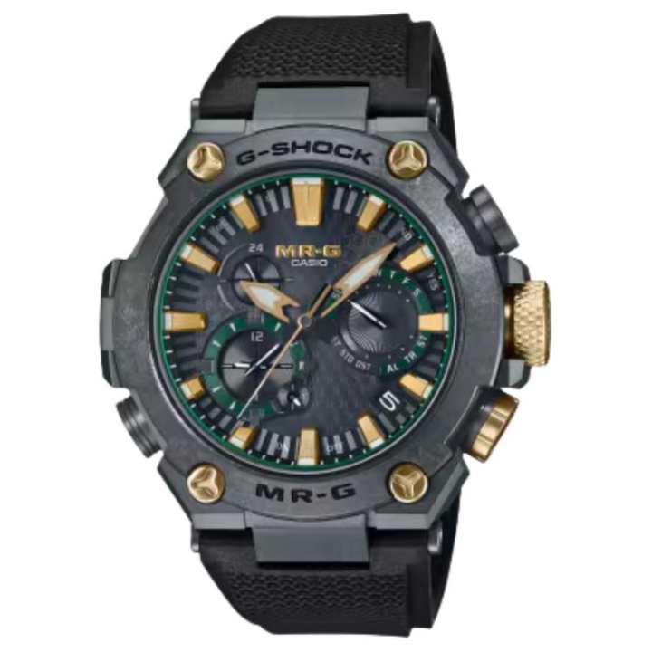 CASIO CASIO MRG B2000 Collection Bluetooth Wave 200m Waterproof Solar Quartz Movement Rubber Strap Watch