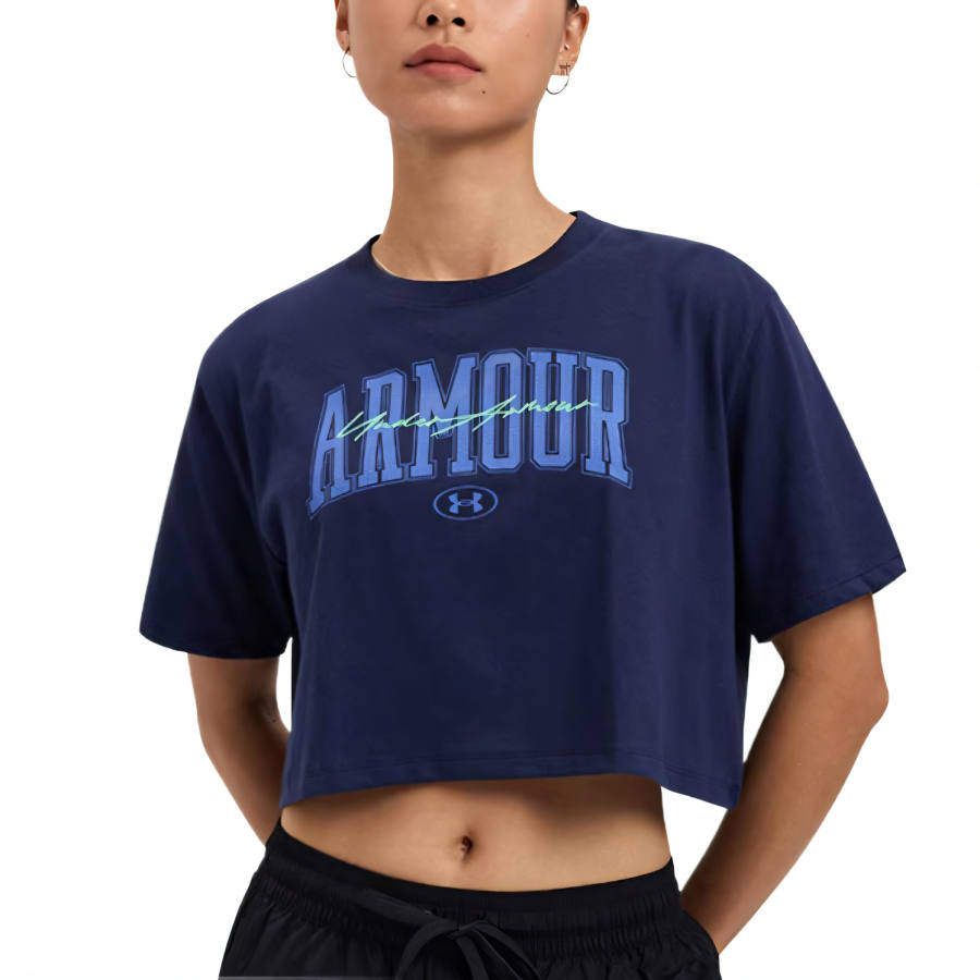 Under Armour Under Armour Script Regular T Shirt Women's