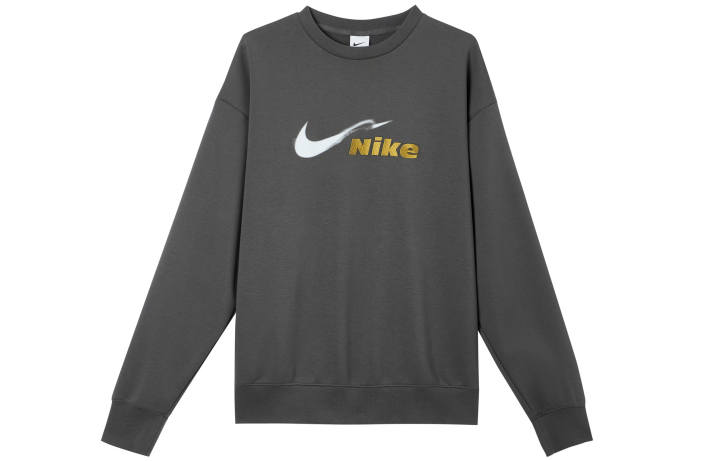 Nike Nike Dri Fit Sweatshirt Men's Medium Gray/Summit White/Desert Moss