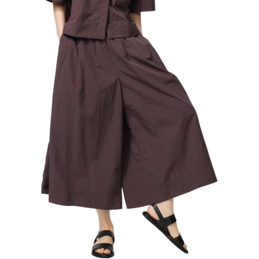UNIQLO Casual Pants Women's Dark Umber Moderate Wide Leg Pants