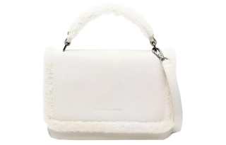 Brunello Cucinelli Wool Shoulder Bag, Crossbody Bag, Handbag Women's Ivory White