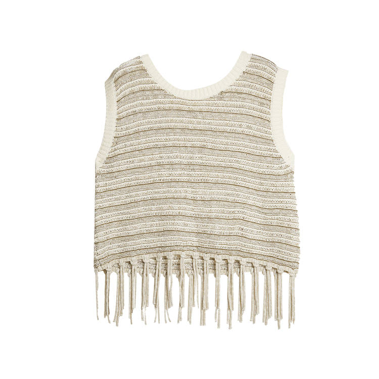 ELLE Tank Tops Women's Coffee Crew Neck Thin Other