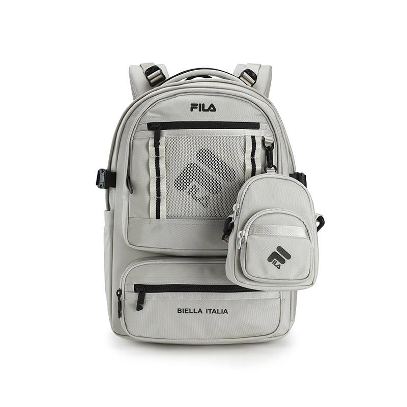 FILA FILA ORIGINALE Fabric Backpack Unisex Tin Gray