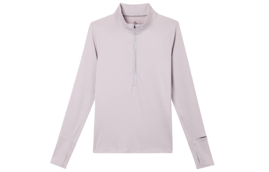 Under Armour Qualifier SS25 T Shirt Women's Daybreak Gray Pink