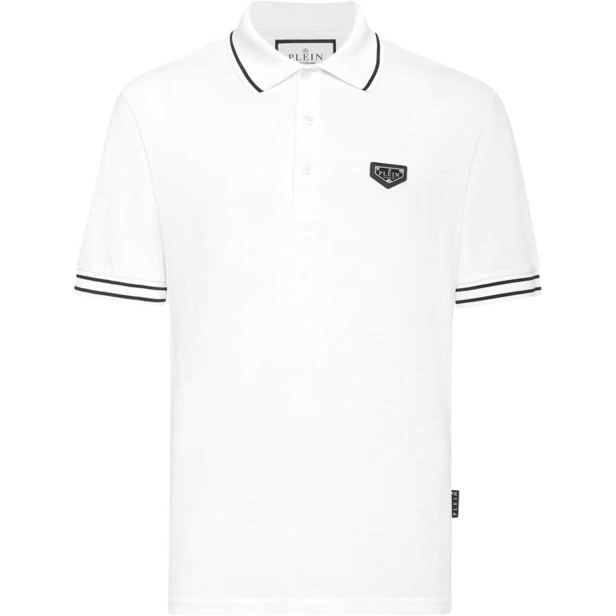 Philipp Plein logo-plaque polo shirt