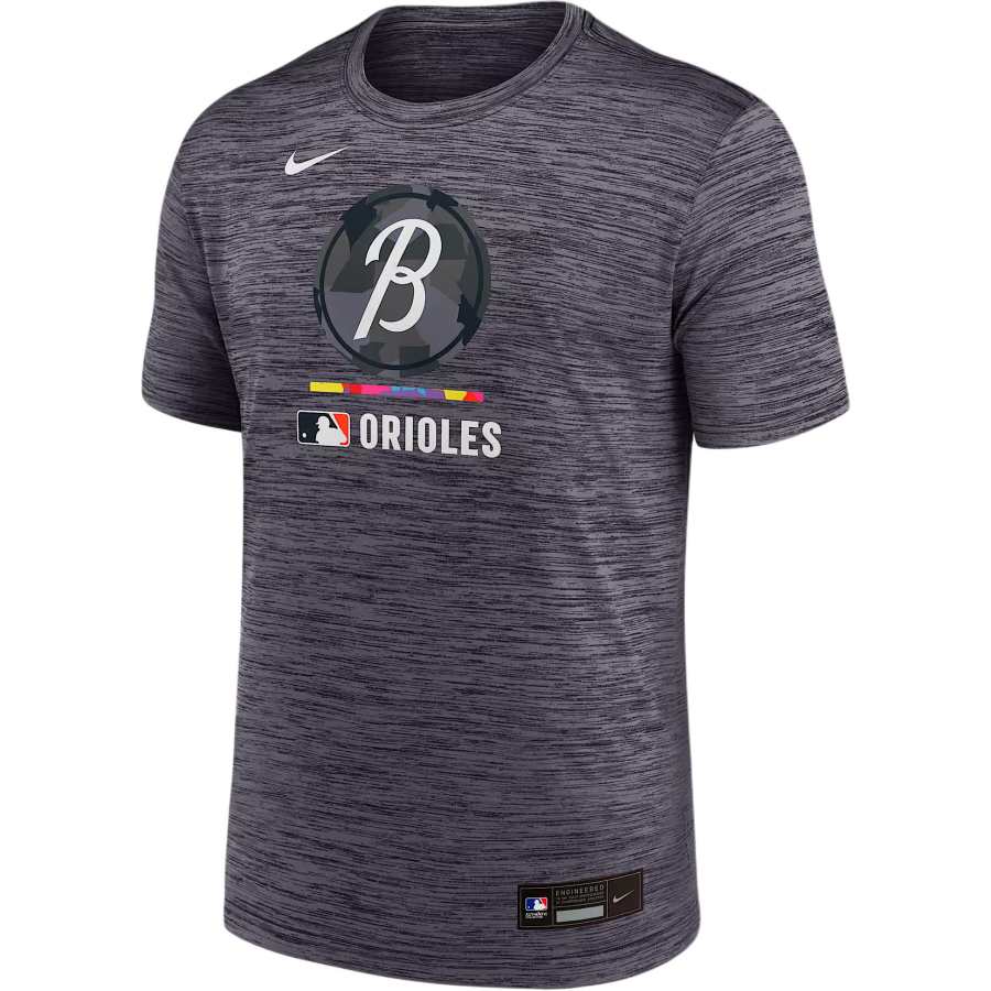 Nike Nike Baltimore Orioles Authentic Collection City Connect Velocity Men's Nike Dri FIT Mlb T Shirt